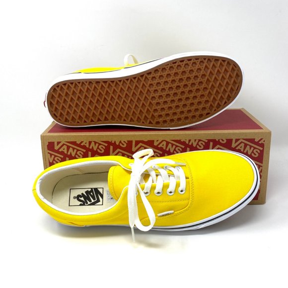 Vans Legendary Era Cyber Yellow Canvas Skate Sneakers Men's Size 9.5 VN0A54F1CA1 - Picture 2 of 11